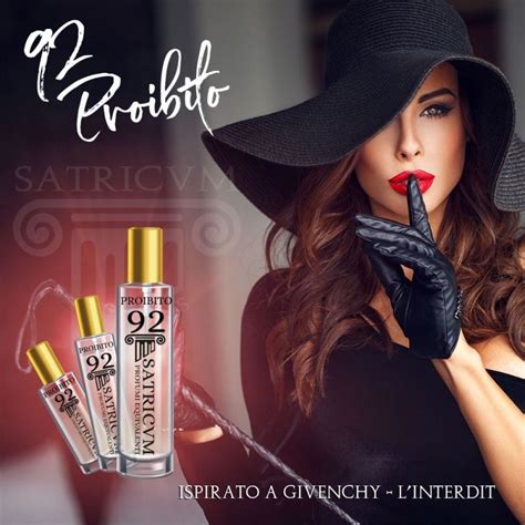 profumo equivalente ispirato a l'interdit di givenchy|Profumo Equivalente Givenchy L'interdit .